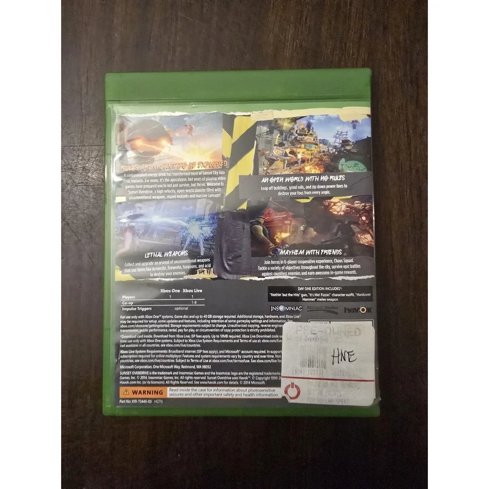 Sunset Overdrive (Microsoft Xbox One, 2014)